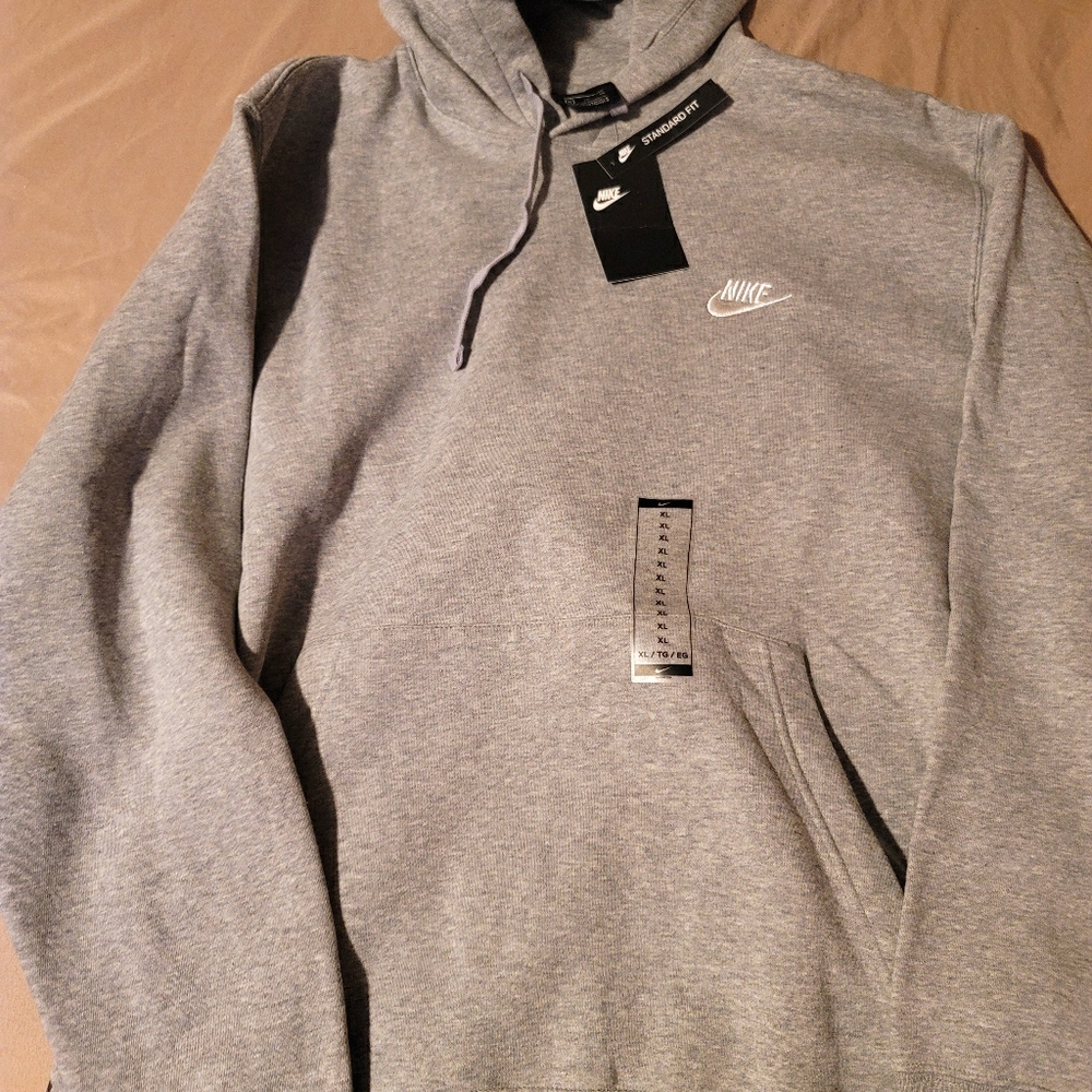 Grey Nike hoodie